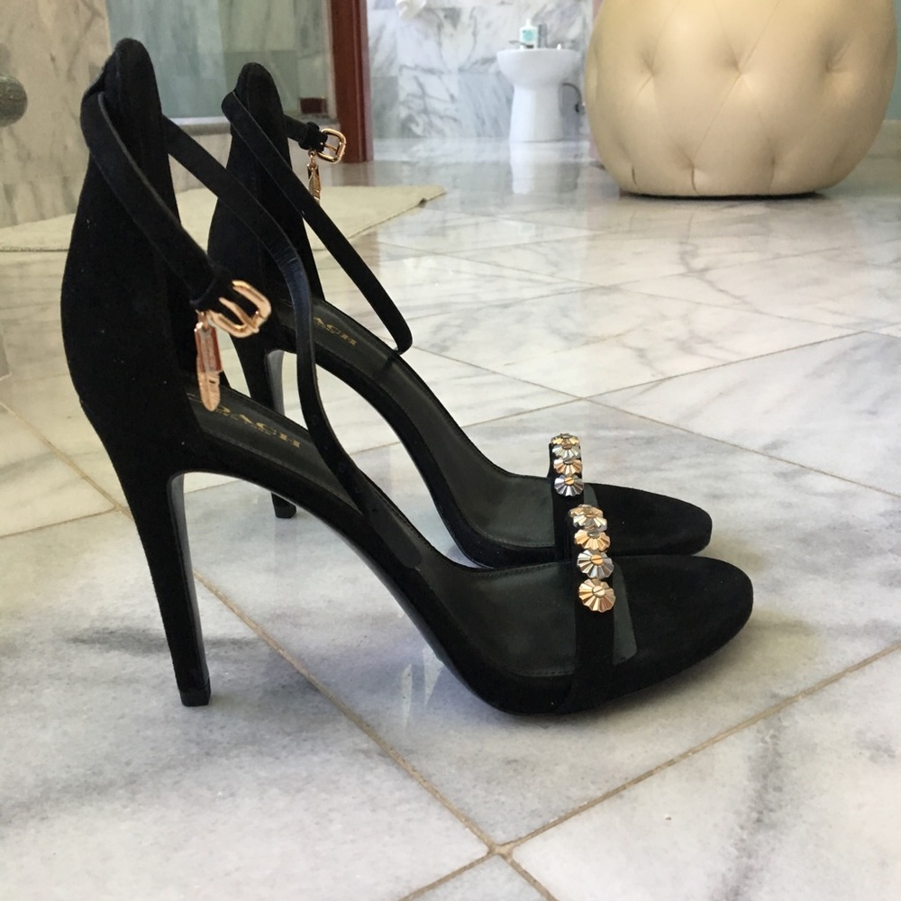 Coach leather heels!